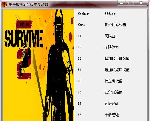 求生指南2九项修改器 v3.7 求生指南2九项修改器 v3.7