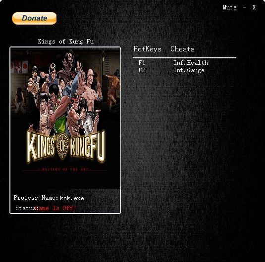 功夫之王两项修改器 v3.4 功夫之王两项修改器 v3.4