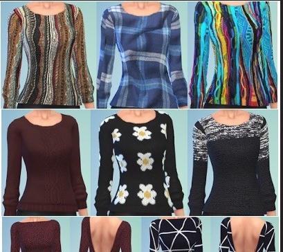 模拟人生4佳丽时尚上衣MOD v2.5 模拟人生4佳丽时尚上衣MOD v2.5