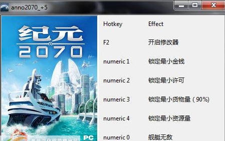 纪元2205五项修改器 v2.4 纪元2205五项修改器 v2.4