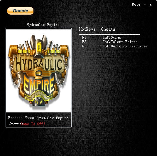 水力帝国三项修改器 v3.4 水力帝国三项修改器 v3.4