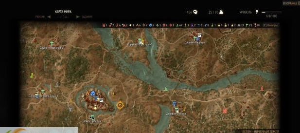 巫师3狂猎地图任务标识MOD v2.5 巫师3狂猎地图任务标识MOD v2.5