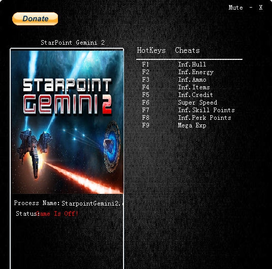 双子星座2九项修改器 v3.6 双子星座2九项修改器 v3.6