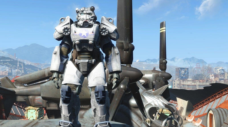 辐射4美国空军T60动力装甲MOD v2.5 辐射4美国空军T60动力装甲MOD v2.5