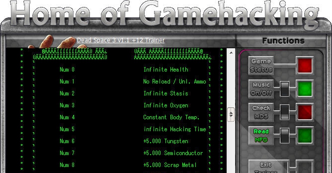 死亡空间3十二项修改器 v3.5 死亡空间3十二项修改器 v3.5