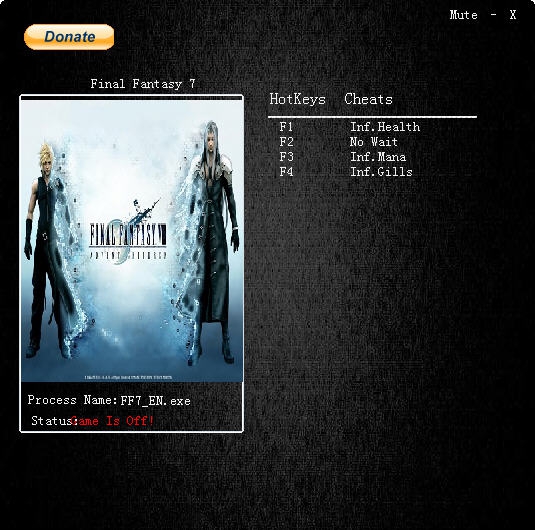 最终幻想7四项修改器 v3.6 最终幻想7四项修改器 v3.6
