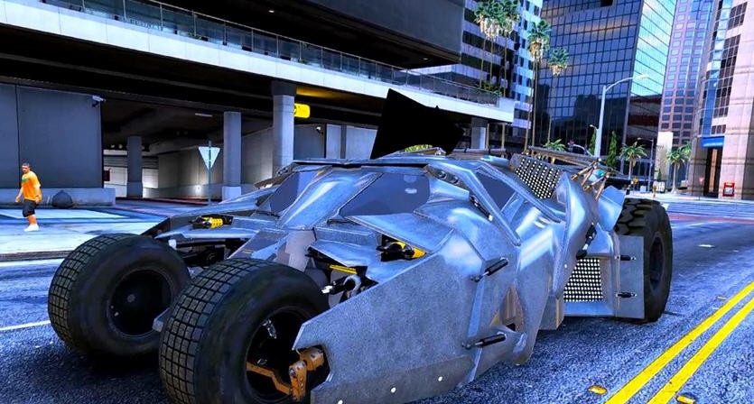 GTA54K高清版蝙蝠车MOD v2.10 GTA54K高清版蝙蝠车MOD v2.10