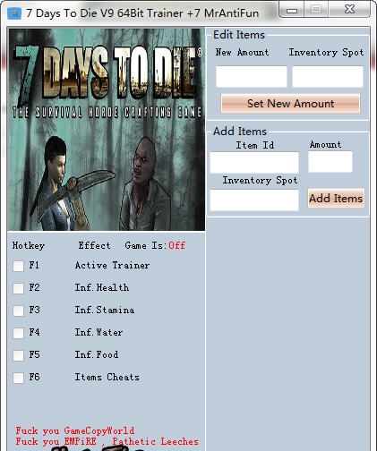 七日杀七项修改器 v3.6 七日杀七项修改器 v3.6