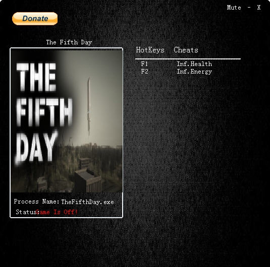 第五日两项修改器 v3.4 第五日两项修改器 v3.4