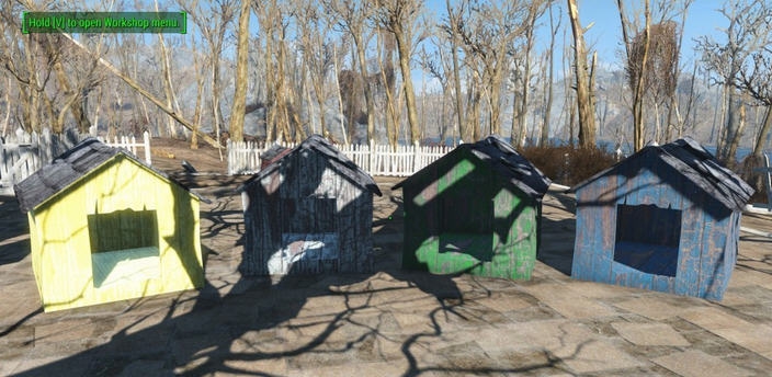 辐射4多种颜色的狗屋MOD v2.5 辐射4多种颜色的狗屋MOD v2.5