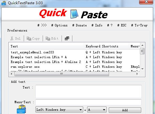 QuickTextPaste v5.77 QuickTextPaste v5.77