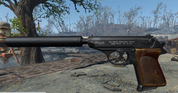辐射4解放者PPK手枪材质MOD v2.5 辐射4解放者PPK手枪材质MOD v2.5