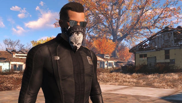 辐射4避难所服装黑亮版黑色防辐射面具MOD v2.6 辐射4避难所服装黑亮版黑色防辐射面具MOD v2.6