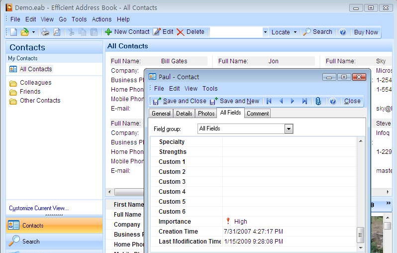 Efficient Address Book Free Portable v5.7 Efficient Address Book Free Portable v5.7