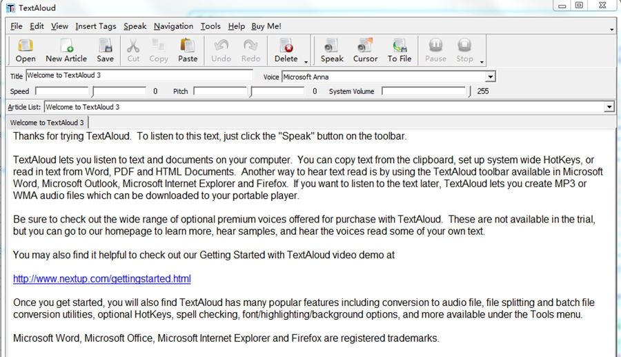 TextAloud MP3 v4.0.57 TextAloud MP3 v4.0.57