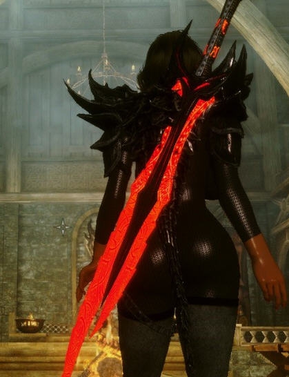 上古卷轴5天际发光魔族金纹剑MOD v2.4 上古卷轴5天际发光魔族金纹剑MOD v2.4