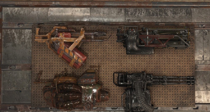 辐射4武器展示架mod v2.5 辐射4武器展示架mod v2.5