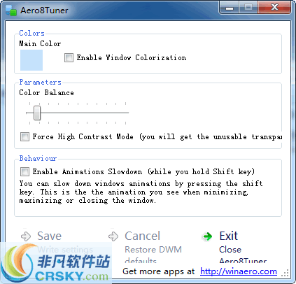 Aero8Tuner v1.7 Aero8Tuner v1.7