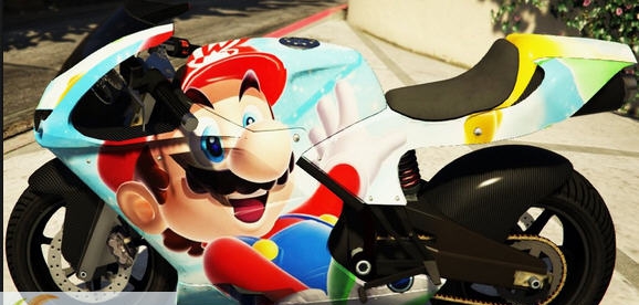 GTA5超级玛丽索尼克主题摩托车合集MOD v2.5 GTA5超级玛丽索尼克主题摩托车合集MOD v2.5