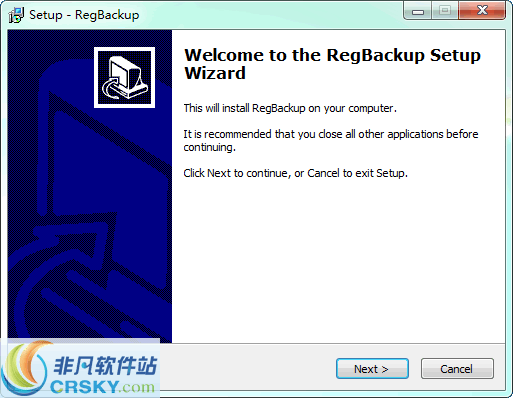 RegBackup v1.5 RegBackup v1.5