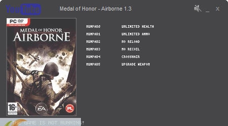 荣誉勋章之空降神兵六项修改器 v3.5 荣誉勋章之空降神兵六项修改器 v3.5