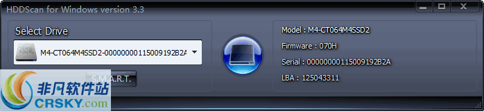 HDDScan(硬盘坏道检测工具) v4.1 Build 0.33 HDDScan(硬盘坏道检测工具) v4.1 Build 0.33