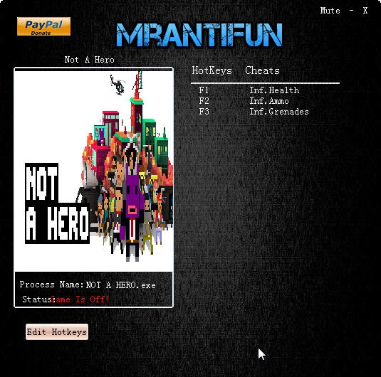 不是英雄三项修改器 v3.6 不是英雄三项修改器 v3.6