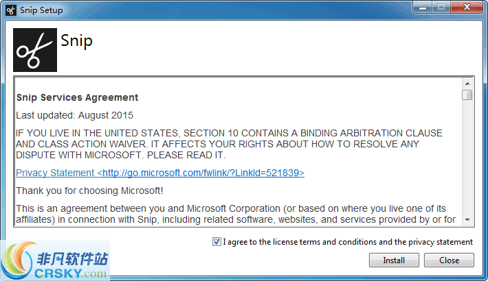Microsoft Snip v0.1.4908.3 Microsoft Snip v0.1.4908.3