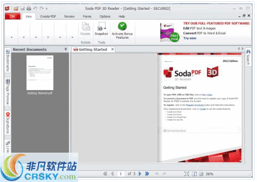 Soda 3D PDF Reader v7.2.3.22597