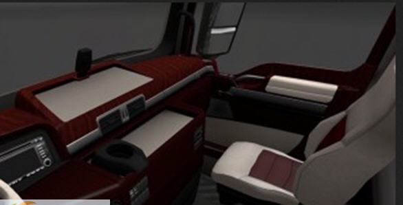 欧洲卡车模拟2MANTGX卡车木质内饰MOD v2.5 欧洲卡车模拟2MANTGX卡车木质内饰MOD v2.5