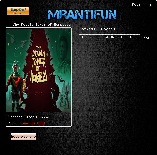 致命怪兽塔两项修改器 v3.4 致命怪兽塔两项修改器 v3.4