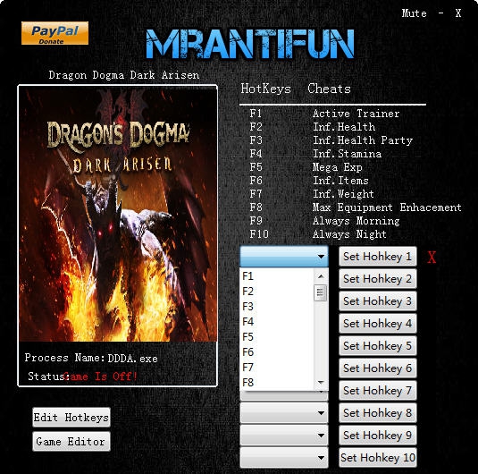 龙之信条黑暗觉醒十七项修改器 閸忋劎澧梫1.3