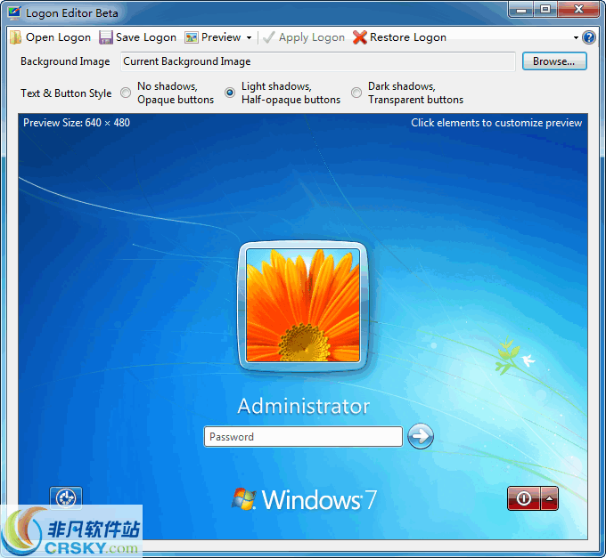 Logon Editor v1.0.0.4 Logon Editor v1.0.0.4