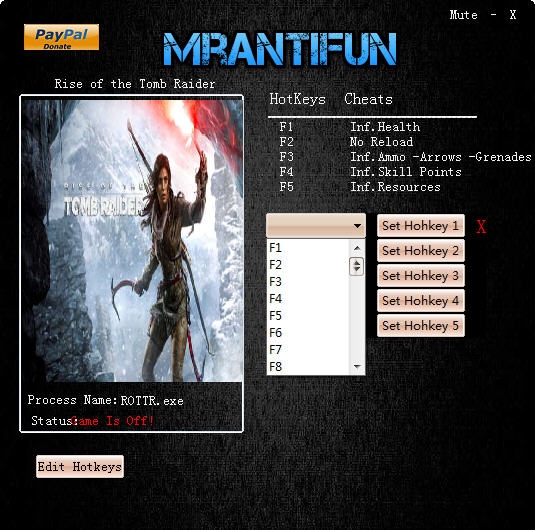 古墓丽影崛起七项修改器 v1.0 Build237.11 古墓丽影崛起七项修改器 v1.0 Build237.11