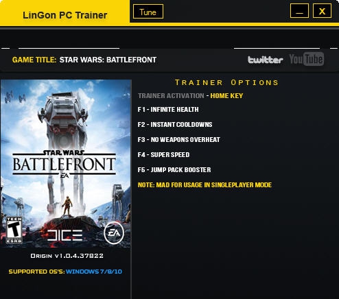 星球大战前线五项修改器 閸忋劎澧梫1.4 星球大战前线五项修改器 閸忋劎澧梫1.4