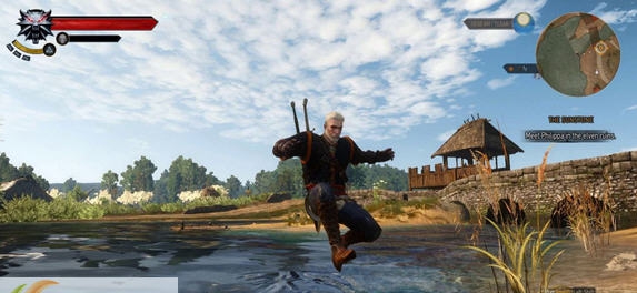 巫师3狂猎浅水中跳跃MOD v2.5 巫师3狂猎浅水中跳跃MOD v2.5