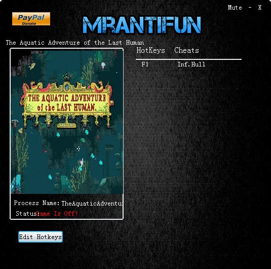 最后人类的水下历险无限生命修改器 v3.5 最后人类的水下历险无限生命修改器 v3.5