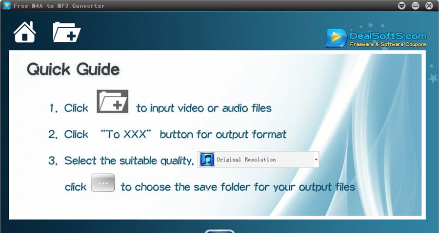 DealsoftsM4A转MP3转换器 v1.0.0.6 DealsoftsM4A转MP3转换器 v1.0.0.6