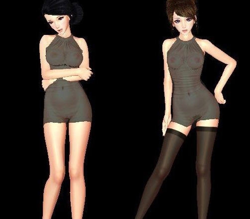 猎影之狼暗夜半透明短裙和豹纹高跟补丁 v2.5