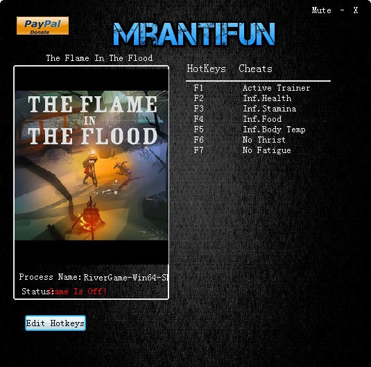 洪潮之焰六项修改器 v2.9 洪潮之焰六项修改器 v2.9