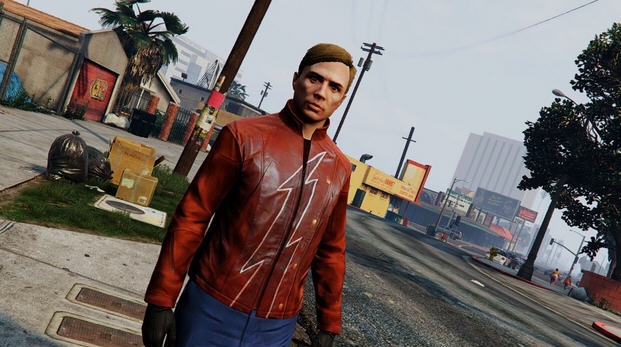 GTA5初代闪电侠Jay Garrick人物夹克MOD v2.5 GTA5初代闪电侠Jay Garrick人物夹克MOD v2.5