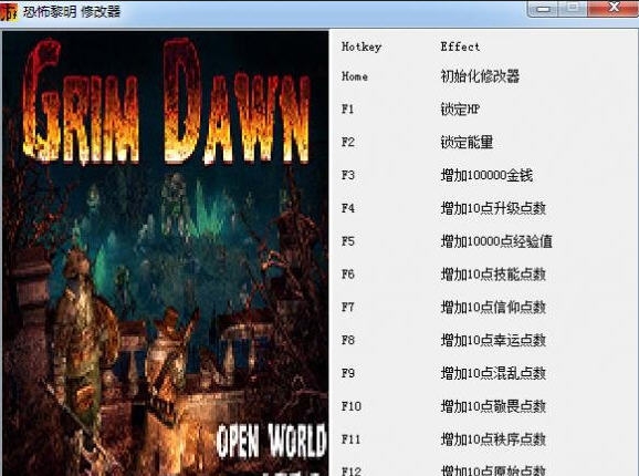 恐怖黎明十四项修改器 v1.7 恐怖黎明十四项修改器 v1.7