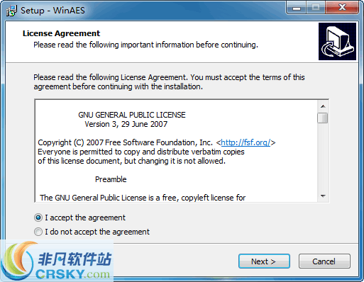 WinAES v0.2.9 WinAES v0.2.9