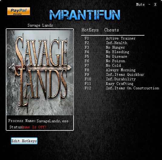 蛮荒大地十一项修改器 v0.8.9