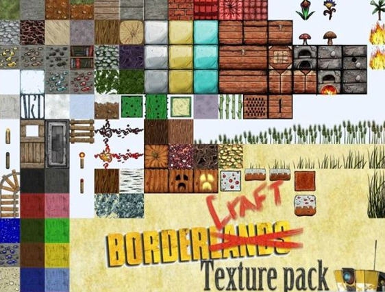 我的世界无主之地材质包 v2.5 我的世界无主之地材质包 v2.5