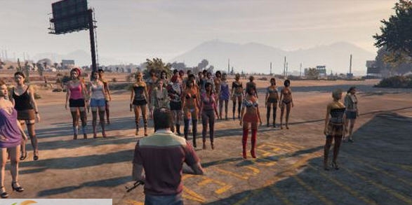 GTA5一大波妹子保镖MOD v2.6 GTA5一大波妹子保镖MOD v2.6