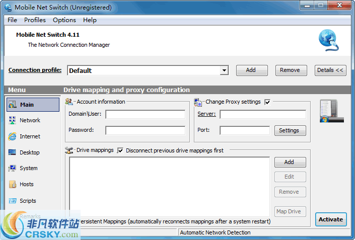 Mobile Net Switch v5.14 Mobile Net Switch v5.14