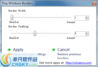 Tiny Windows Borders v2.5.7 Tiny Windows Borders v2.5.7