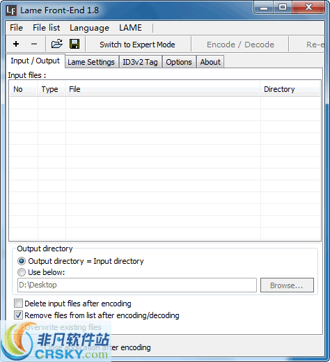 Lame Front-End v1.13 Lame Front-End v1.13