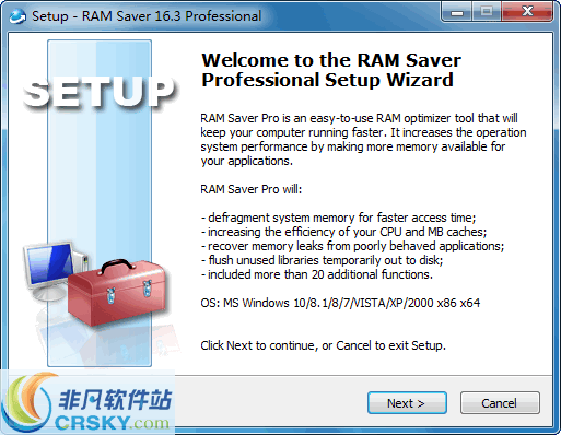 RAM SaVer Pro v20.9 RAM SaVer Pro v20.9